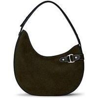 Lauren By Ralph Lauren Tasha Large Shoulder Bag - Dark Olive
