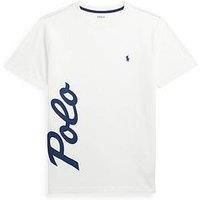 Ralph Lauren Boys Polo Logo T-Shirt - Off White