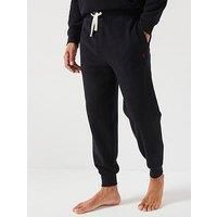 Polo Ralph Lauren Polar Fleece Cuffed Loungewear Pants - Black