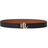 Lauren Ralph Lauren Women's Reversible 30 Medium Belt - Black/Lauren Tan - XS