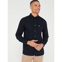 Lacoste Mens Casual Long Sleeve Woven Shirt