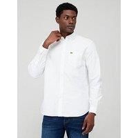 Lacoste Mens Casual Long Sleeve Woven Shirt