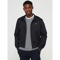 Lacoste Mens Showerproof Cotton Twill Harrington Jacket
