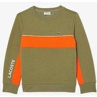 Lacoste Kids Lacoste Colour Block Sweatshirt - Khaki
