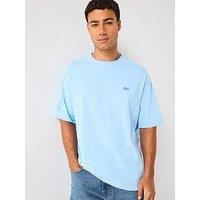 Lacoste Loose Fit Heavy Cotton Jersey T-Shirt - Blue