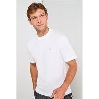 Lacoste Loose Fit Heavy Cotton Jersey T-Shirt - White
