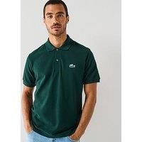Lacoste Landscape Crocodile Short Sleeve Polo Shirt- Green