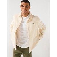 Lacoste Quilted Corduroy Overshirt- Cream