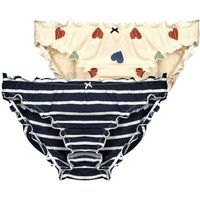 Petit Bateau  LOT X2 CULOTTES  women's Knickers/panties in Multicolour