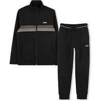 Boss Boys Tracksuit - Black
