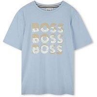 BOSS Kids Logo T-Shirt Juniors PRSN Blue 887 10 Years