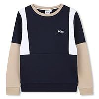 BOSS Kids Block Sweatshirt Juniors Navy 14 Years