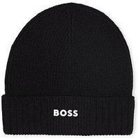 Boss Boys Logo Beanie Hat - Black