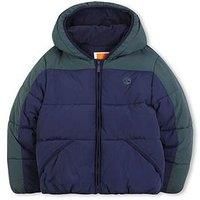 Timberland Boys Colour Block Padded Jacket - Blue