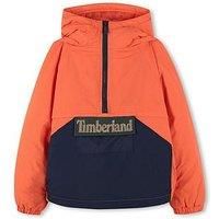 Timberland Boys Fleece Lined Hooded Windbreaker - Multi