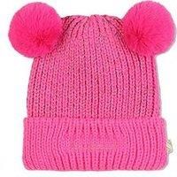Billieblush Girls Pom Pom Hat - Pink