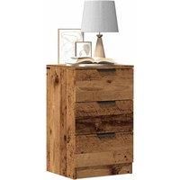 Bedside Cabinets 2 pcs Old Wood 40x36x65 cm Engineered Wood
