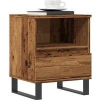Bedside Cabinets 2 pcs Old Wood 40x35x50 cm Engineered Wood