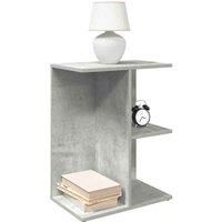 Bedside Tables 2 pcs Concrete Grey 46.5x29x61 cm Engineered Wood