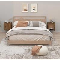 Wall-mounted Bedside Cabinets 2 pcs Brown Oak 50x30x47 cm