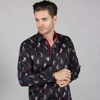 WWE: The Rock ICON Print Shirt-XL-Black