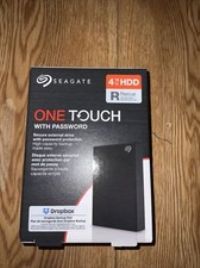 SEAGATE ONE TOUCH WITH PASSWORD PORTABLE USB 3.0   HARD DRIVE  NEW WITH WARRANTY