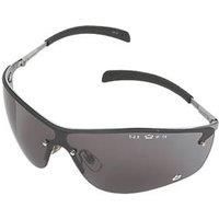 Bolle SILPSF Glasses Metal Frame with Tipgrip PC Anti-Scratch and Fog Lens, Smoke