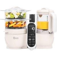 Babymoov Nutribaby Plus 6 in 1 Baby Food Maker, baby food blender and steamer, food processor for weaning, warmer, defroster, steriliser, nutritionist approved