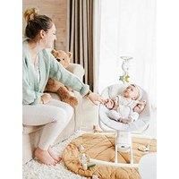 Badabulle Lateral Swing in Light Green with Music Toy bar & USB cable from birth