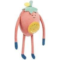 Badabulle Barnaby Soft Toy Baby Night Light - Reassuring projection nightlight - 5 lullabies and 2 white noises - Automatic cut-off (30 mins) - Battery-operated - Machine washable