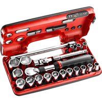 FACOM SXL.DBOX1 Series SXL.DBOX 1/2" Metric 6-Point Extending Ratchet Set
