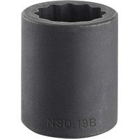 Facom 1/2" Drive Bi Hexagon Impact Socket Metric 1/2" 9mm