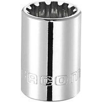 Facom 3/8" Drive Chrome Thin Wall Spline Socket 3/8" M12 27mm