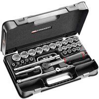 FACOM S.161-5P6 1/2" Metric 6-Point Socket Set, 30 Pieces