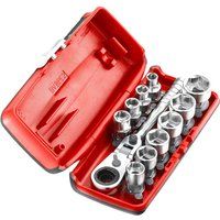 Facom 11 Piece 1/4" Drive PICO Hexagon Socket Set Metric 1/4"
