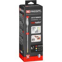 FACOM PROTWIST Screwdriver Set 8PC SL/PH/PZ