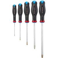 Facom ATD.J5 Protwist® 5 Piece Pozi Screwdriver Set - PZ0, 1, 2, 3 & 4