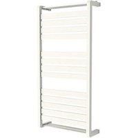 GoodHome Jade Vertical Water Towel Warmer 1000 x 500mm White 1863BTU (910HG)