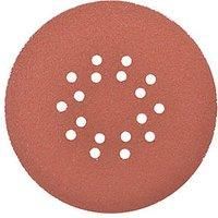 Essentials 40 Grit 18-Hole Punched Wood Sanding Discs 225mm 5 Pack (218VT)