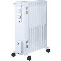 Essential Electric Oil-Filled Radiator CY81WW-11 Overheat Protection 2400 W