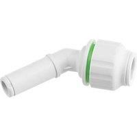 Flomasta Twistloc Plastic Push-Fit Equal 135 Spigot Elbow 15mm (627HY)