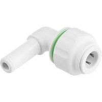 Flomasta Twistloc Plastic Push-Fit Equal 90 Stem Elbow 10mm (334HY)
