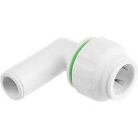 Flomasta Twistloc Plastic Push-Fit Equal 90 Stem Elbow 22mm (696HY)
