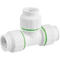 Flomasta Twistloc SPT67444M Plastic Push-Fit Equal Tee 22mm x 22mm x 22mm - NEW