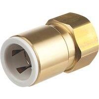 FLOMASTA TWISTLOC SBFA6745M Push-Fit Adapting Female Brass Coupler 22mm x ¾"