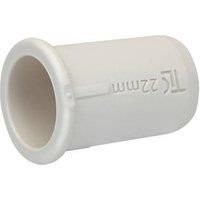 Flomasta White Polysulfone (Psu) Push-Fit Pipe Insert (Dia)22mm, Pack Of 10