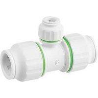 Flomasta Twistloc SPT67441M Plastic Push-Fit Reducing Tee 22mm x 22mm x 10mm