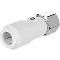 Flomasta PushFit Service Valve, 28mm White
