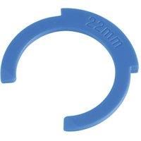 10 Pack Floplast PPF Collet Pipe Pushfit Locking Clips Blue 22mm - No:SLC22MB