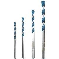 Erbauer Straight Shank Multi-Purpose Drill Bit Set 4 Pieces (637PV)